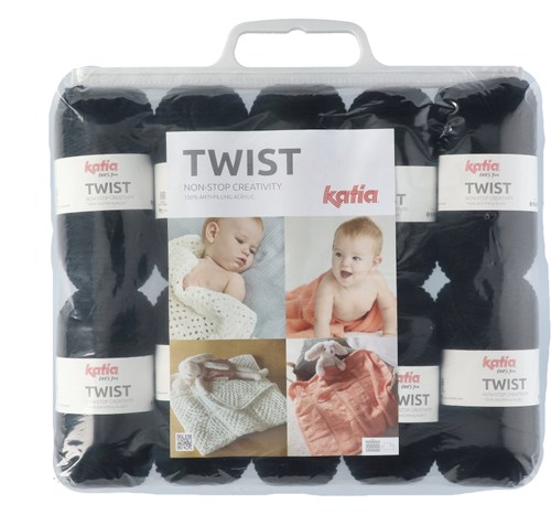 Katia Twist 002 Black (pro 10 Stück)