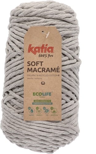 Katia Soft Macramé 503 Light Grey