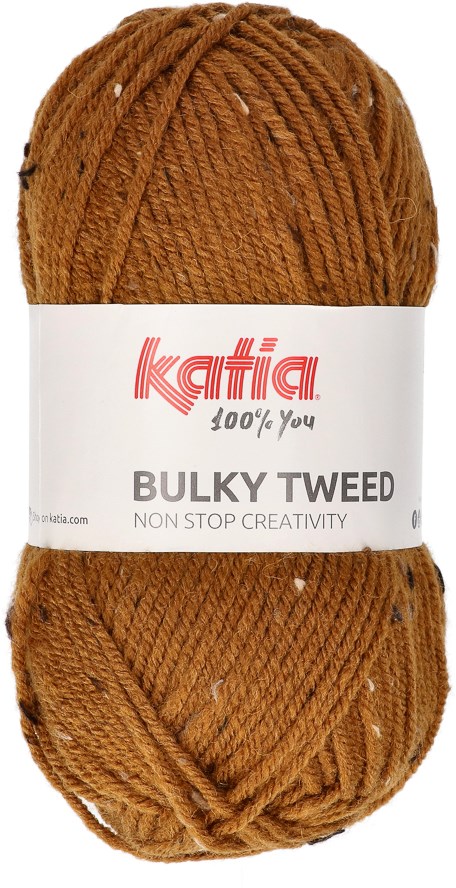 Gomitolo Katia Bulky Tweed Color Rosa (204): Lana Morbidosa Per Maglioni Fatti A Mano!