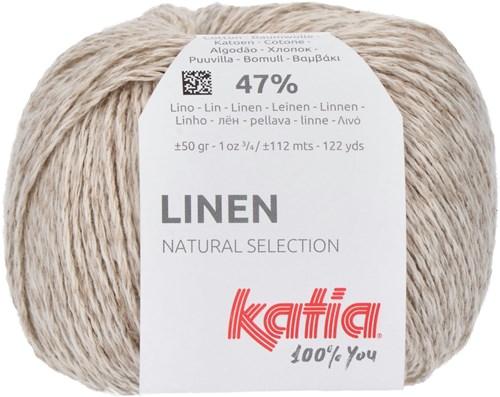 Katia Linen 007 Beige / Ecru