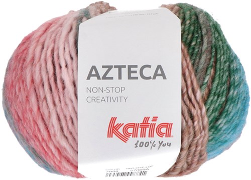 Katia Azteca 7888 Braun/Blaugrün