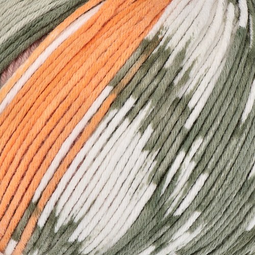 Katia Mediterranea 406 Medium Green / Light Salmon / Pale Red-2