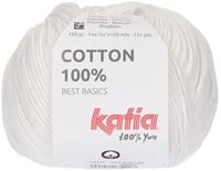 Katia Cotton 100% 001 Weiß