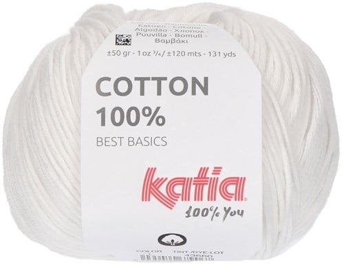 Katia Cotton 100% 001 Weiß