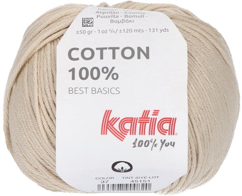 Katia Cotton 100% 037 Hellbeige