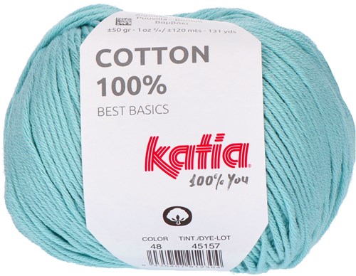 Katia Cotton 100% 048 Wasserblau