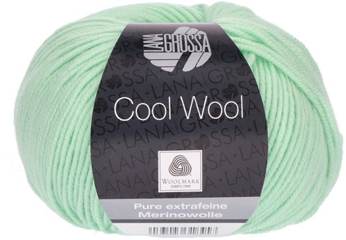 Lana Grossa Cool Wool 2087 Weißgrün