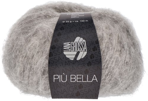 Lana Grossa Più Bella 011 Grau