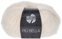 Lana Grossa Più Bella 001 Rohweiß