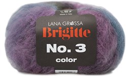 Lana Grossa Brigitte No.3 Color 103 Gray green / brown / pastel purple