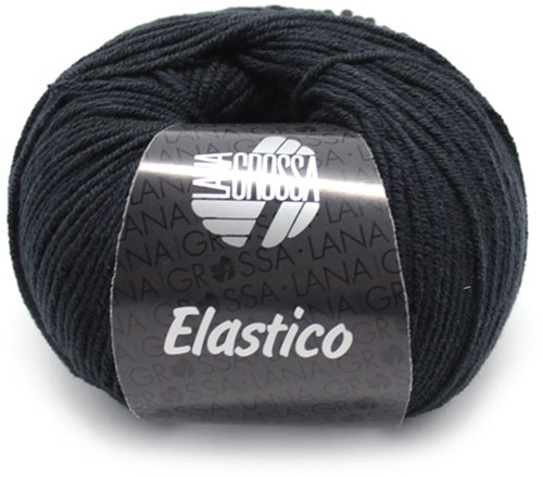 Lana Grossa Elastico 024 Schwarz
