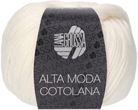 Lana Grossa Alta Moda Cotolana 018 Weiß