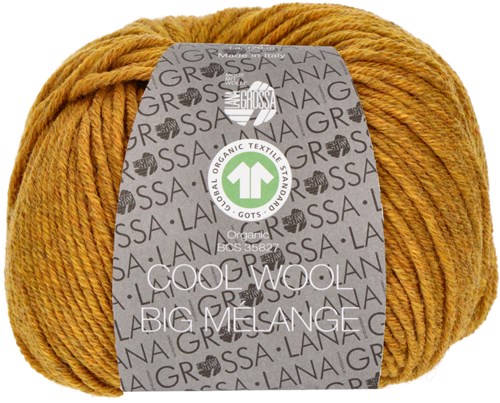 Lana Grossa Cool Wool Big Mélange (GOTS) 214 Amber mottled