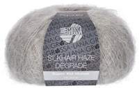 Lana Grossa Silkhair Haze Dégradé 1114 Light Gray / Medium Gray