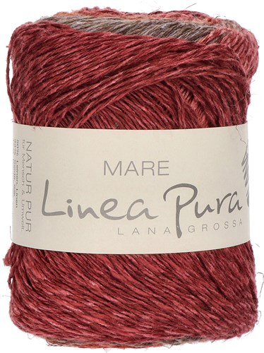 Lana Grossa Mare 014 Gray brown/gray purple/peach/rust/burgundy
