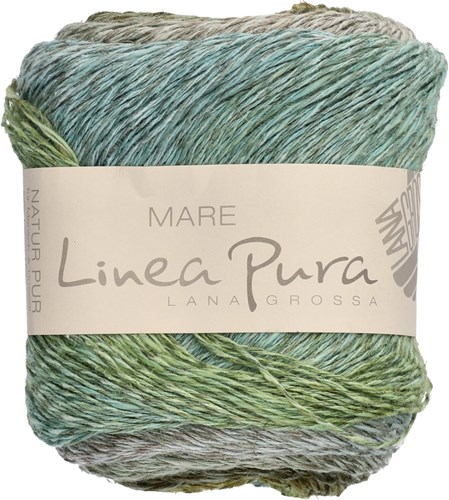 Lana Grossa Mare 003 Gray / light gray / turquoise / light olive / dark olive