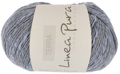 Lana Grossa Terra 003 Gray blue