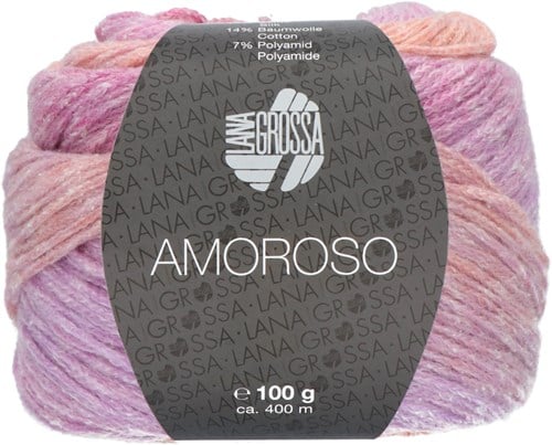Amoroso Strickjacke Strickpaket 2 44/48 Old pink / fuchsia / orange