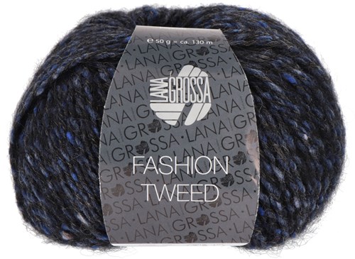 Lana Grossa Fashion Tweed 005 Gray-blue