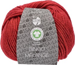 Lana Grossa Bingo Mélange (GOTS) 315 Red mottled