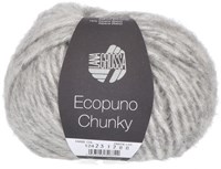 Lana Grossa Ecopuno Chunky 124 Hellgrau Melange
