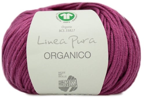 Lana Grossa Organico Uni 136 Fuchsia