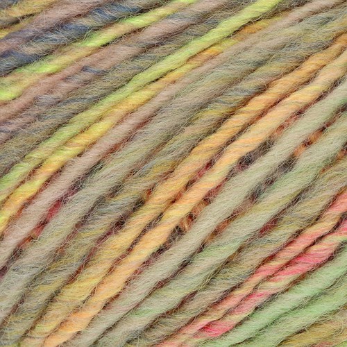 Lana Grossa Gomitolo Mezzo 126 Yellow/salmon/turquoise/gray green/light blue/gray blue/light green/taupe/purple/pink-2