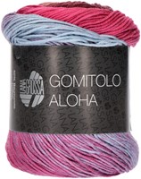 Lana Grossa Gomitolo Aloha 320 Pink / Bordeaux / White Green / Light Blue / Cinnamon / Pink Brown
