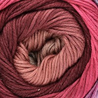 Lana Grossa Gomitolo Aloha 320 Pink / Bordeaux / White Green / Light Blue / Cinnamon / Pink Brown-2