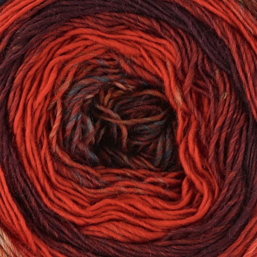 Lana Grossa Gomitolo Finito 559 Red/eggplant/mustard/petrol-2