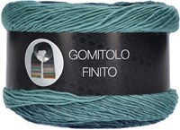 Lana Grossa Gomitolo Finito 570 Gray green/deep sea blue/petrol/turquoise/royal/mint