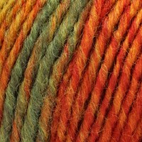 Lana Grossa Colors for you 135 Yellow Green/Burgundy/Orange/Saffron Yellow/Olive/Blue Purple-2