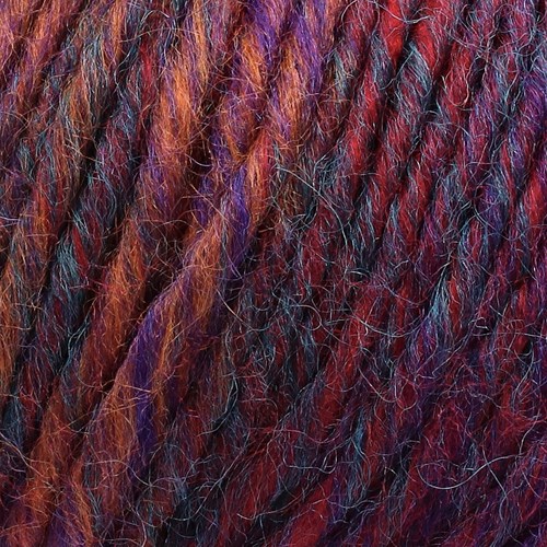 Lana Grossa Colors for you 138 Dark red/bright red/cyclamen/petrol/cherry red/orange red/purple/dark brown-2