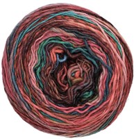 Lana Grossa Colorissimo 003 Red / Petrol / Green / Pink / Bordeaux-2