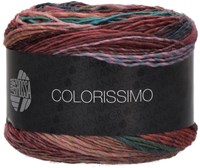 Lana Grossa Colorissimo 003 Red / Petrol / Green / Pink / Bordeaux