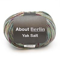 Lana Grossa About Berlin Yak Salt 624 Bordeaux / Light green / Light blue