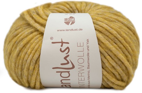 Lana Grossa Landlust Winterwolle 001 Lemon yellow