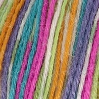 Lana Grossa Meilenweit 100 Aktion 043 Raw White/Light Green/Orange/Blue Purple/Turquoise/Pink-2