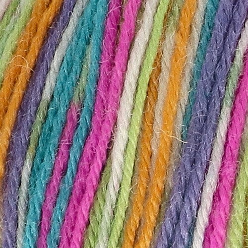 Lana Grossa Meilenweit 100 Aktion 043 Raw White/Light Green/Orange/Blue Purple/Turquoise/Pink-2