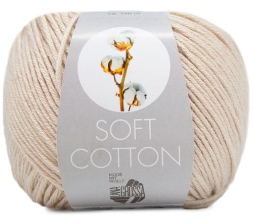 Lana Grossa Soft Cotton 003 Grege
