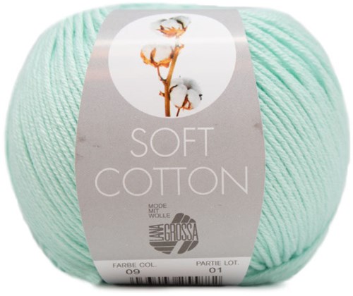 Lana Grossa Soft Cotton 009 Light Turquoise