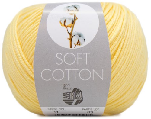 Lana Grossa Soft Cotton 011 Yellow