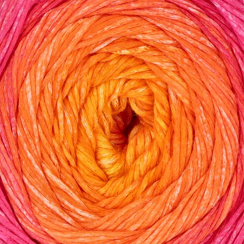 Lana Grossa Gomitolo Sole 917 Yellow - Salmon - Raspberry - Pink-2