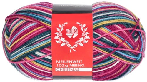 Lana Grossa Meilenweit 100 Merino Christmas 6775