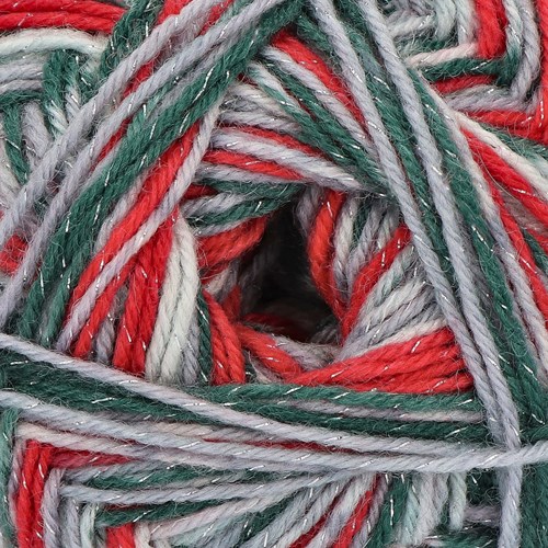 Lana Grossa Meilenweit 100 Merino Christmas Lurex 6765-2