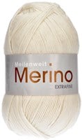 Lana Grossa Meilenweit 100 Merino Extra Fine Uni 2405 Weiß