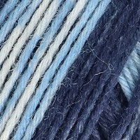 Lana Grossa Meilenweit 6-Fach 150 Denim Mix Blue 9598-3
