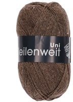 Lana Grossa Meilenweit 100 1334 Braun Melange