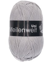 Lana Grossa Meilenweit 100 1383 Silbergrau