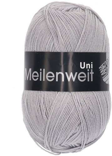 Lana Grossa Meilenweit 100 1383 Silbergrau